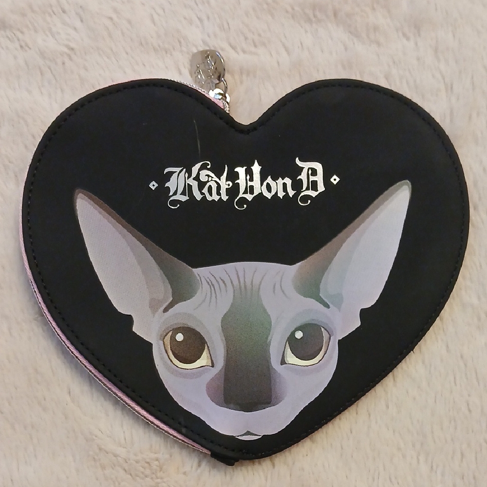 Kat Von D & Too Faced Heart Pouch